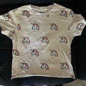 Unicorn crop top